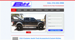 Desktop Screenshot of bhcustoms.com